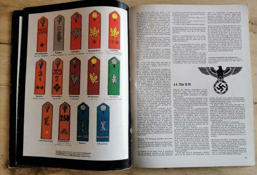 English extract of the Handbook of the Nazi Party (Organisationsbuch der NSDAP) + infantry weapons