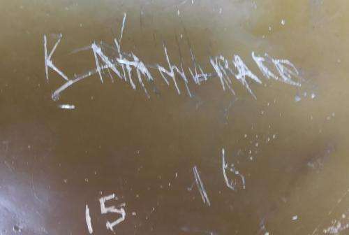 1973 Soviet Russian water bottle in original drawstring cover - bush war trophy