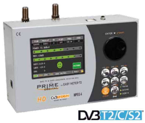 ADVANCED DSTV AND MORE SATELLITE SIGNAL FINDER/METER - Prime Digital Easy Meter T2