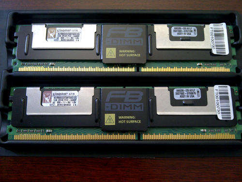 Kingston KVR800D2D8F5K2/2G 2GB 800MHz DDR2 ECC Fully Buffered CL5 DIMM (Kit of 2) Dual Rank, x8