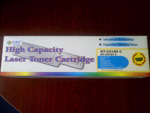 G&G NT-C0189 Cyan Toner Cartridge