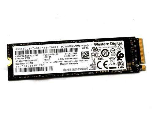 Western Digital 512GB NVMe SSD