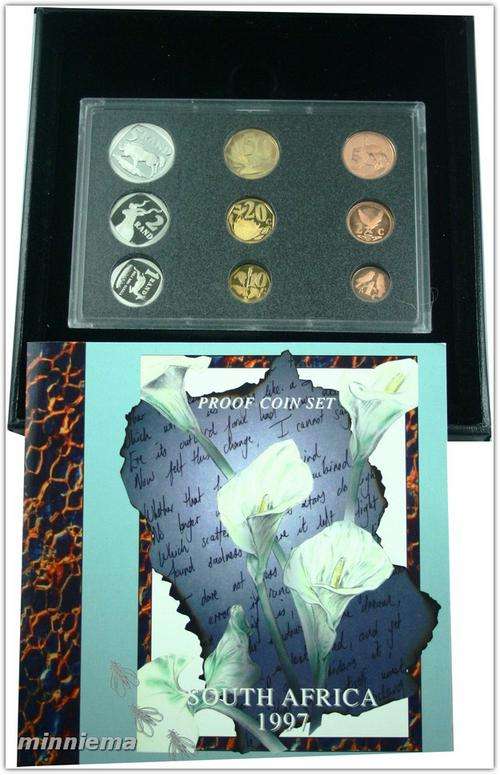*** CRAZY R1 START *** 1997 South Africa Proof Set