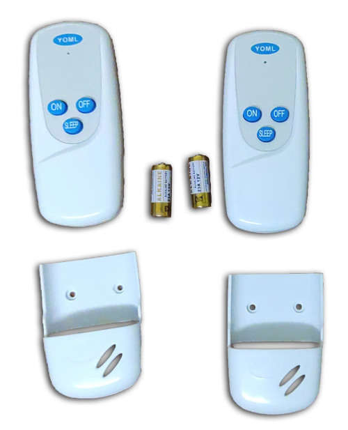Wireless Receiver Lamp Light Remote Control Switch Single route with 2 remotes