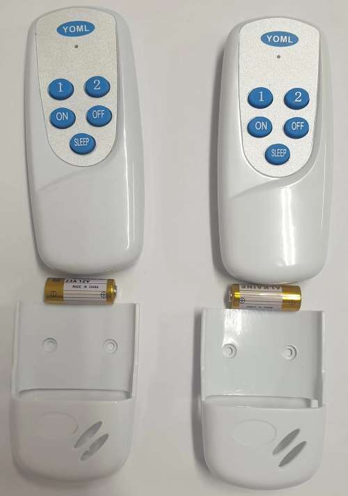 Wireless Receiver Lamp Light Remote Control Switch DOUBLE route with 2 remotes