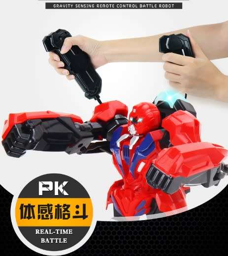 RADIO CONTROL  MOTION CONTROL FIGHTING ROBOT SETS - Best Christmas Toys - New in Bob