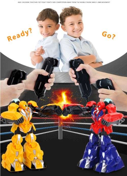 RADIO CONTROL  MOTION CONTROL FIGHTING ROBOT SETS - Best Christmas Toys - New in Bob
