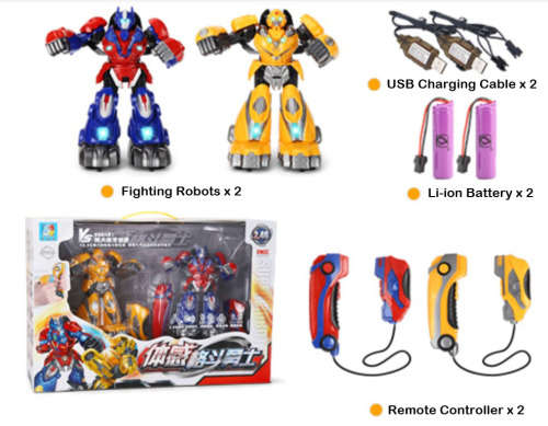 RADIO CONTROL  MOTION CONTROL FIGHTING ROBOT SETS - Best Christmas Toys - New in Bob