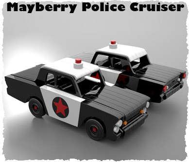 Handmade Wooden Toys and Collections - Police Cruiser