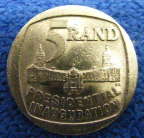 1994 INAUGURATION R5 COIN GOING FOR A STEAL!!!! (#305)