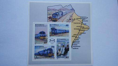 BOTSWANA 1992 TRAINS UMM MS737 CV R100+