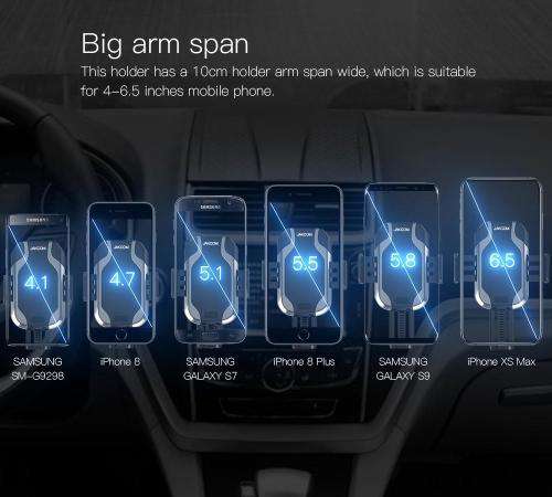 Smart Wireless Car Charger Holder