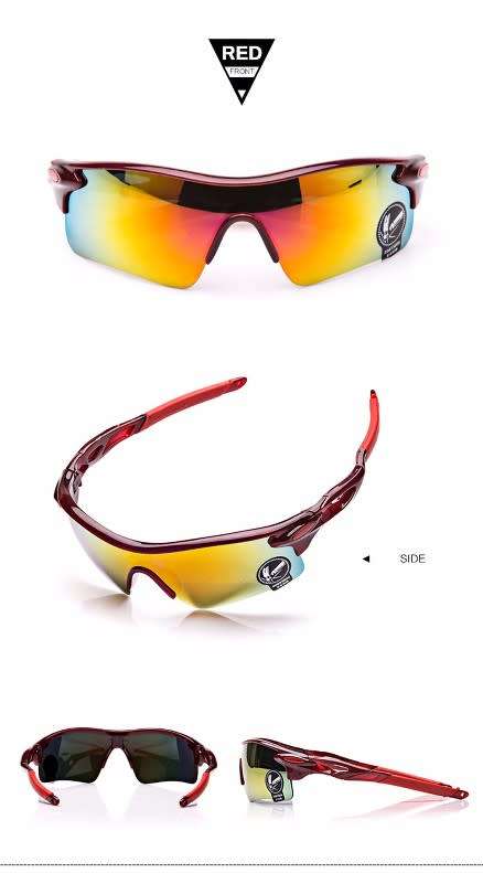 Polarized Sunglasses (UV400) - Unisex - Red