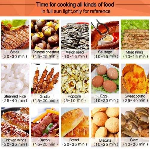 Portable Solar Cooker, Must Have for Picnic, Camping