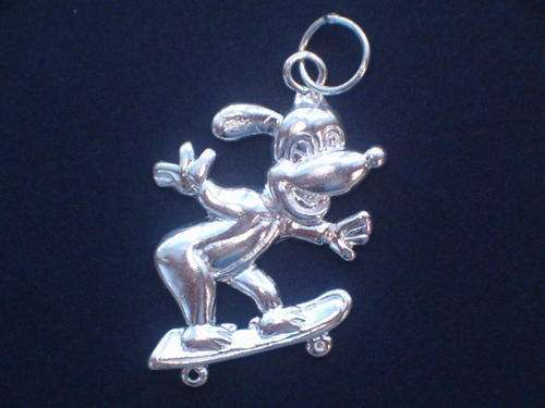 Silver Charm / Pendant - Cartoon Character