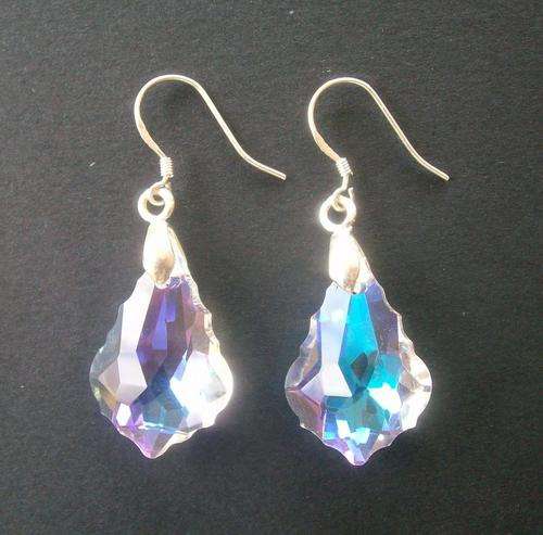 925 Silver Crystal Earrings