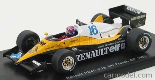 Renault RE 40 - #16 - 3rd French GP 1983 - Eddie Cheever