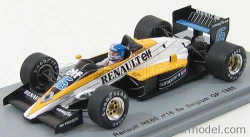 Renault RE 60 - #16 - Belgium GP 1985 - D. Warwick