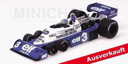 Tyrrell P34 6-Wheeler - F1 Monte Carlo 1977 - R.Peterson