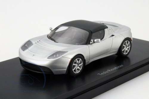 Tesla Roadster Targa Electric Car Softtop - 2008 / 2012 - Silver Metallic
