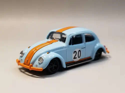Volkswagen Beetle - Blue/ Orange Low Ride Height