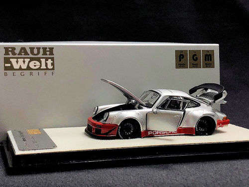 Porsche RWB 930 - Silver - Fully Opening Ltd 999 pcs worldwide