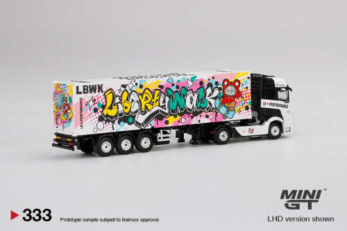 Mercedes Benz Actros - with 40 Ft Container - `LBWK Kuma Graffiti` - LHD only