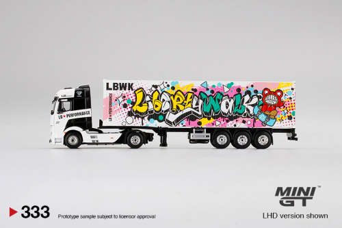 Mercedes Benz Actros - with 40 Ft Container - `LBWK Kuma Graffiti` - LHD only