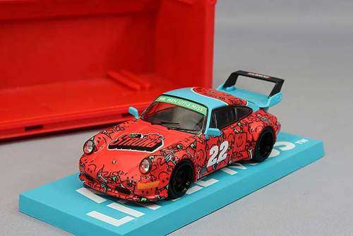Porsche RWB 964 - Mr. Men Little Miss Mr. Strong with Container