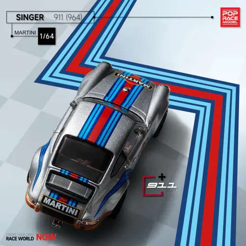 Porsche Singer 911 (964) - Martini Livery