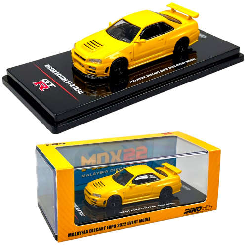Nissan Skyline GT-R R34 - Malaysia Expo 2022 - Yellow