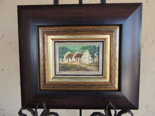 PIERRE VOLSCHENK OIL OB BOARD - FRAMED