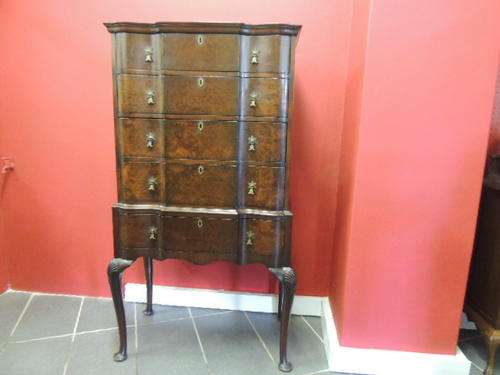 VICTORIAN WALNUT CHEST ON STAND - THE BEST ITEM ON BID OR BUY IN A LONG TIME!