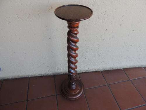 BARLEY TWIST CARVED GUERIDON - SIMPLY  GORGEOUS