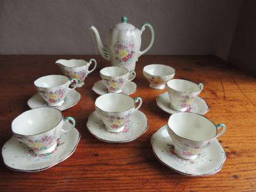 FOLEY FINE BONE CHINA COFFEE SET