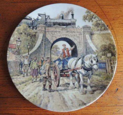 WEDGEWOOD LIMITED EDITION PLATE WITH CERTIFICATE - "THE SUNDAY EXCURSION"
