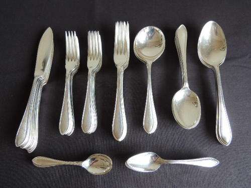 SHEFFIELD EPNS CUTLERY SET - 51 PIECES - MINT CONDITION