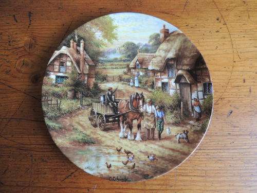 WEDGEWOOD LIMITED EDITION PLATE - "EARLY MORNING MILK"