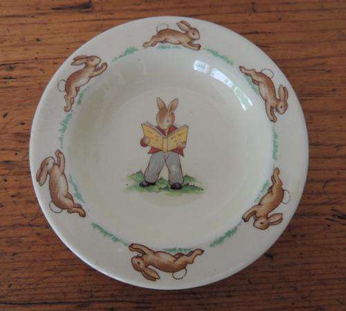 ROYAL DOULTON BUNNYKINS  EGGCUP PLATE