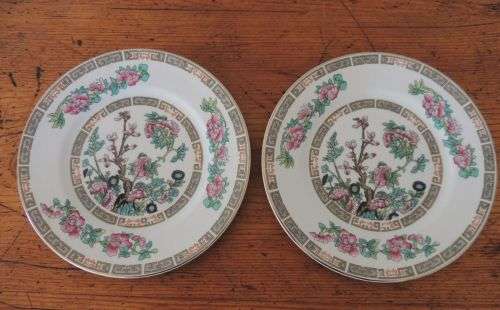 JOHN MADDOCK & SONS - "INDIAN TREE" - 2 SIDE PLATES