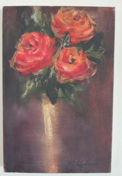 CHARMAINE EASTMENT - OIL ON CANVAS UNFRAMED