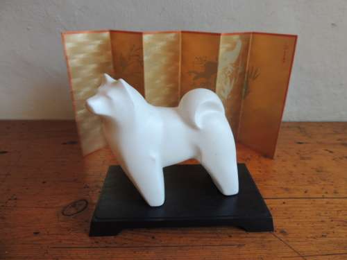 CHINESE PORCELAIN FIGURINE - "YEAR OF THE DOG"