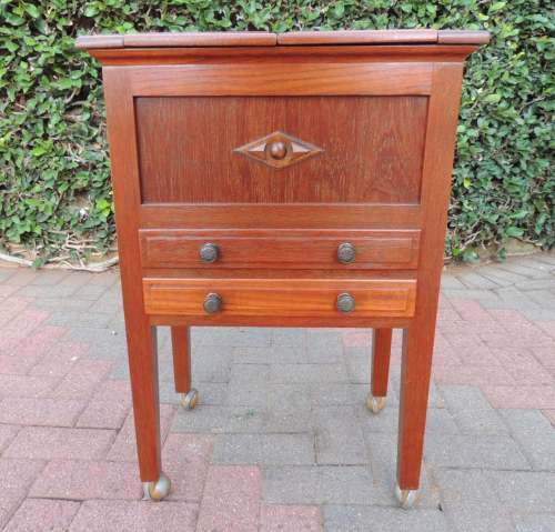 VINTAGE TEAK WORK BOX