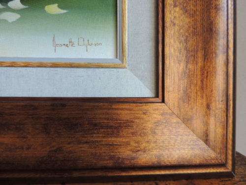 JEANETTE DYKMAN OIL ON BOARD - CREAM ROSES