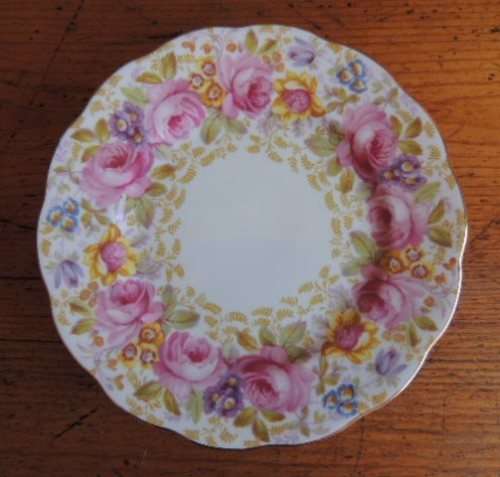 ROYAL ALBERT SIDE PLATES - SET OF 6 - "SERENA"