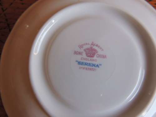 ROYAL ALBERT SAUCERS - "SERENA"