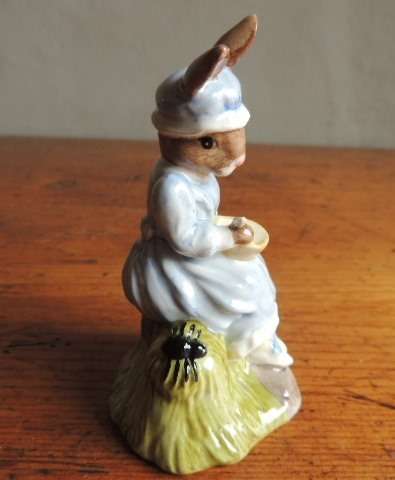 ROYAL DOULTON BUNNYKINS FIGURINE - " LITTLE MISS MUFFET " DB240