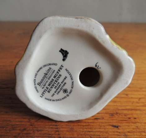 ROYAL DOULTON BUNNYKINS FIGURINE - " LITTLE MISS MUFFET " DB240