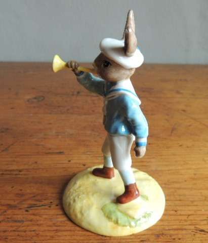 ROYAL DOULTON BUNNYKINS FIGURINE - " LITTLE BOY BLUE " DB 239