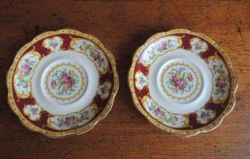 ROYAL ALBERT LARGE SAUCERS 17 cm - "LADY HAMILTON"
